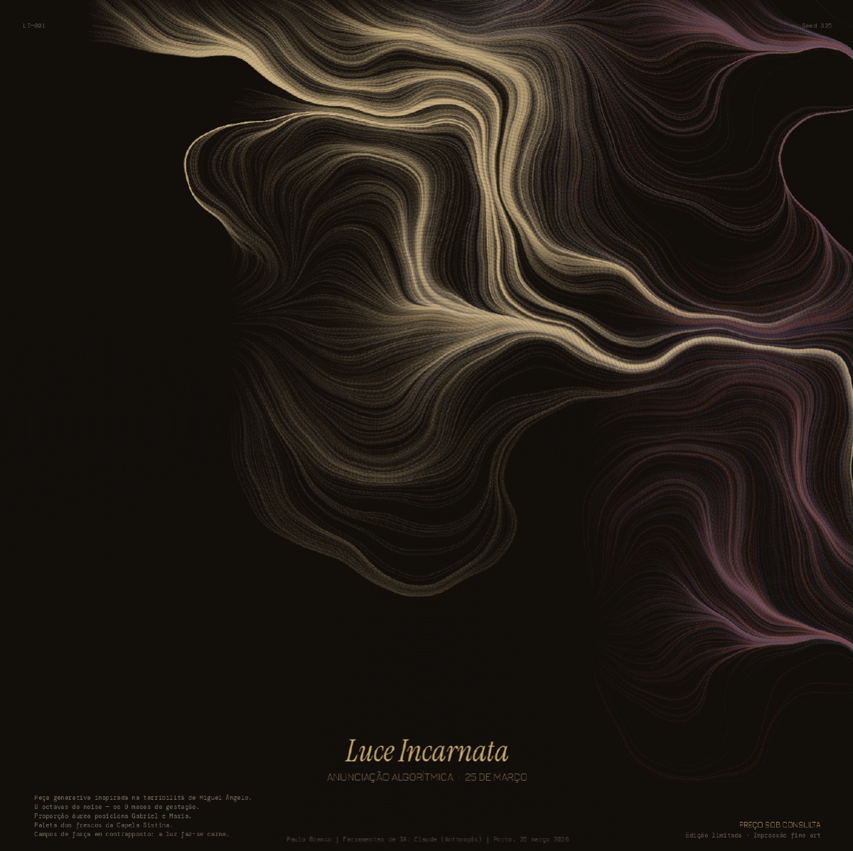 Luce Incarnata — obra da série Claroescuro Algorítmico